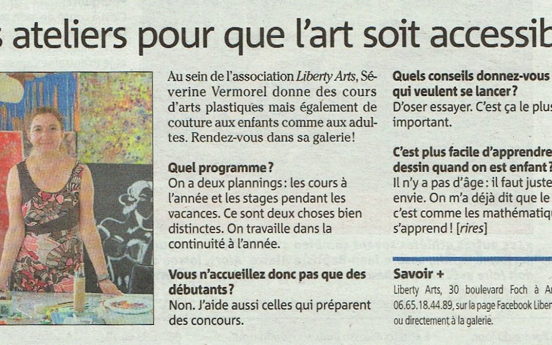 Article Nice Matin du 07 septembre 2018